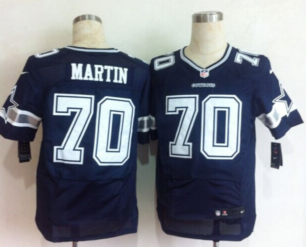 Nike Cowboys 70 Martin Blue Elite Jersey