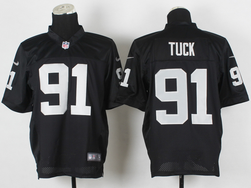 Nike Raiders 91 Tuck Black Elite Jersey