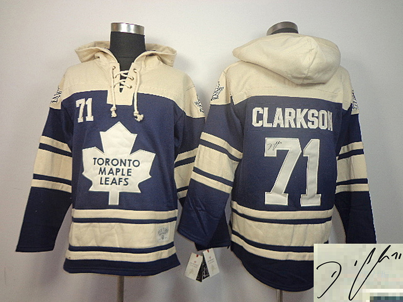 Maple Leafs 71 Clarkson Cream Signature Edition Jerseys