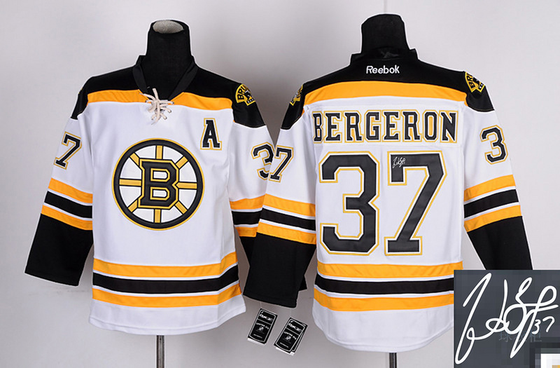 Bruins 37 Bergeron Signature Edition Jerseys
