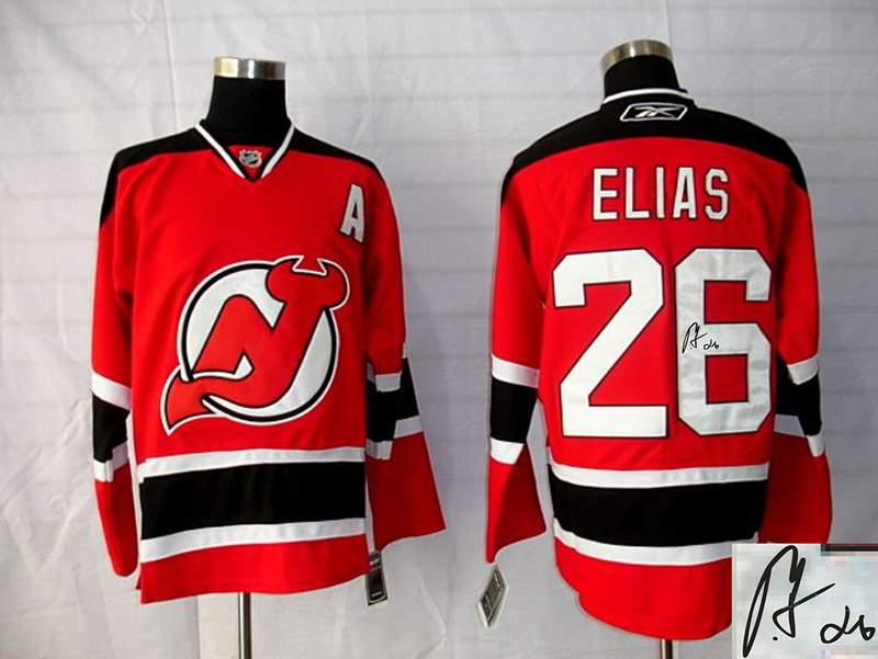 Devils 26 Elias Red Signature Edition Jerseys