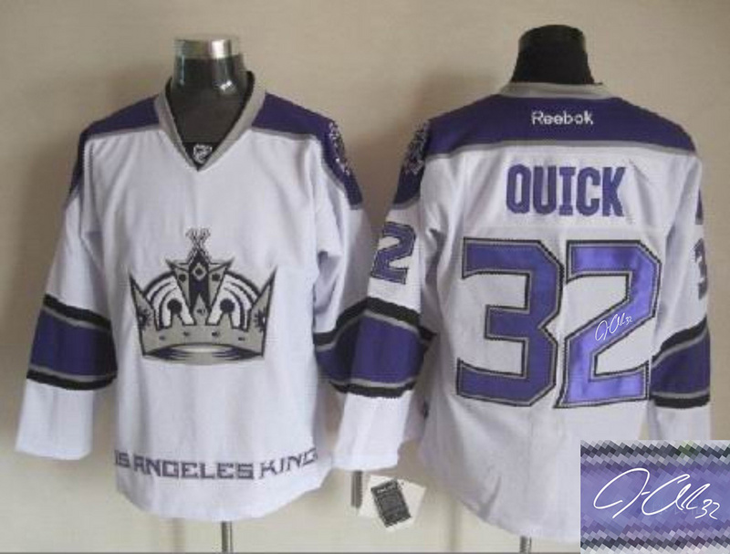 Kings 32 Quick White Signature Edition Jerseys