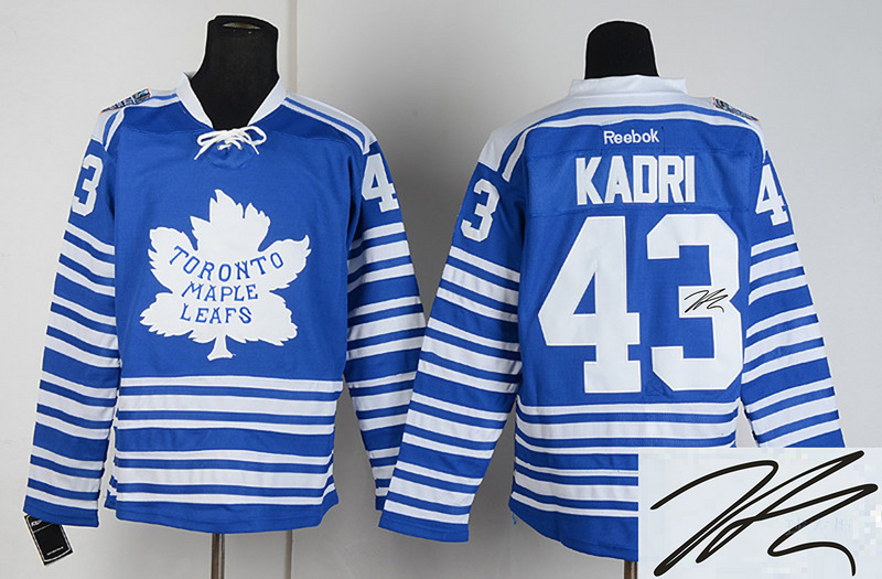 Maple Leafs 43 Kadri Blue Winter Classic Jerseys - Click Image to Close