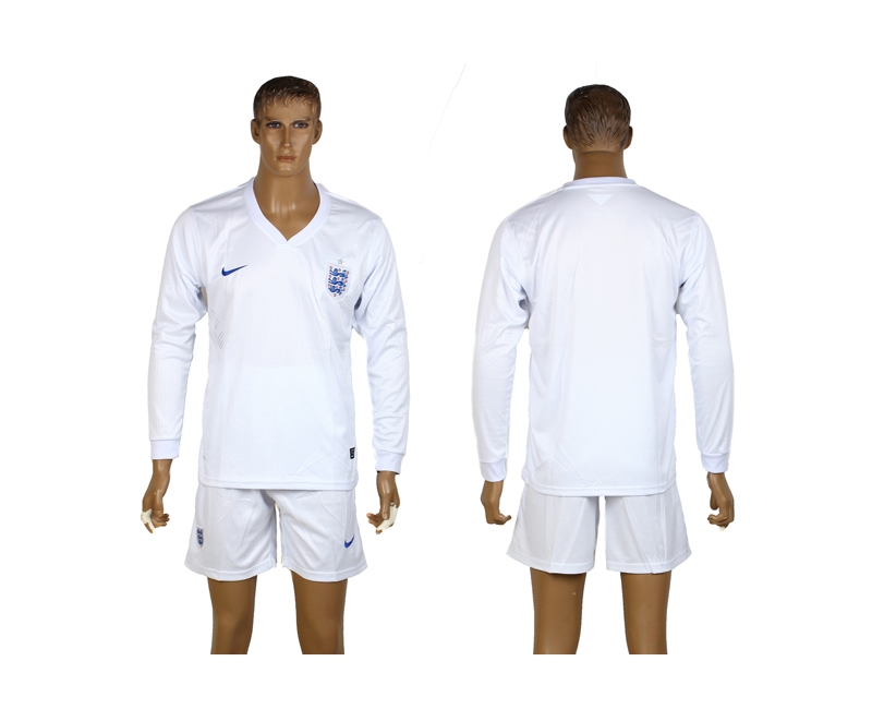 England 2014 World Cup Home Long Sleeve Jerseys