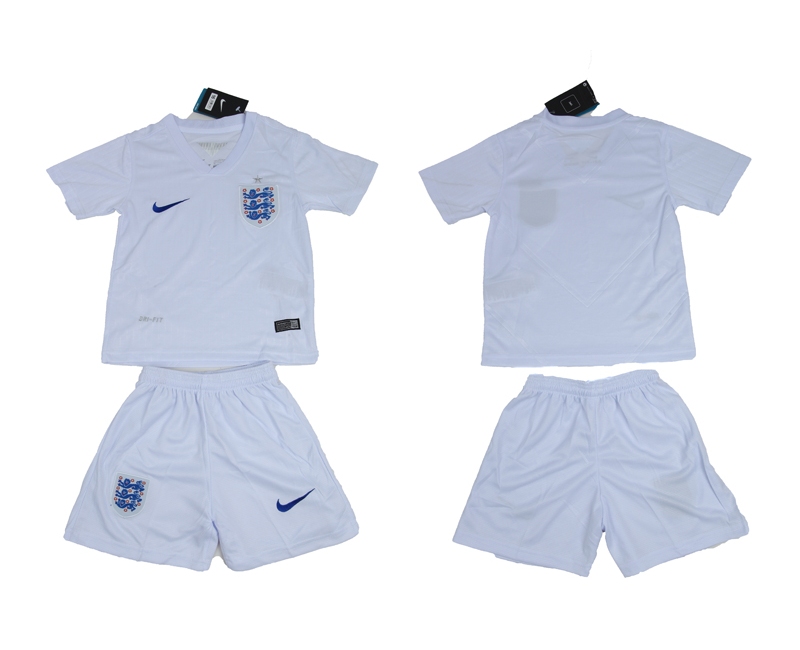 2014 World Cup England Youth Home Jerseys