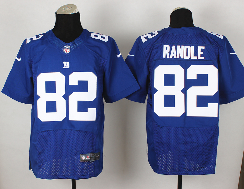 Nike Giants 82 Randle Blue Elite Jersey Nike Giants 82 Randle Blue Elite Jersey