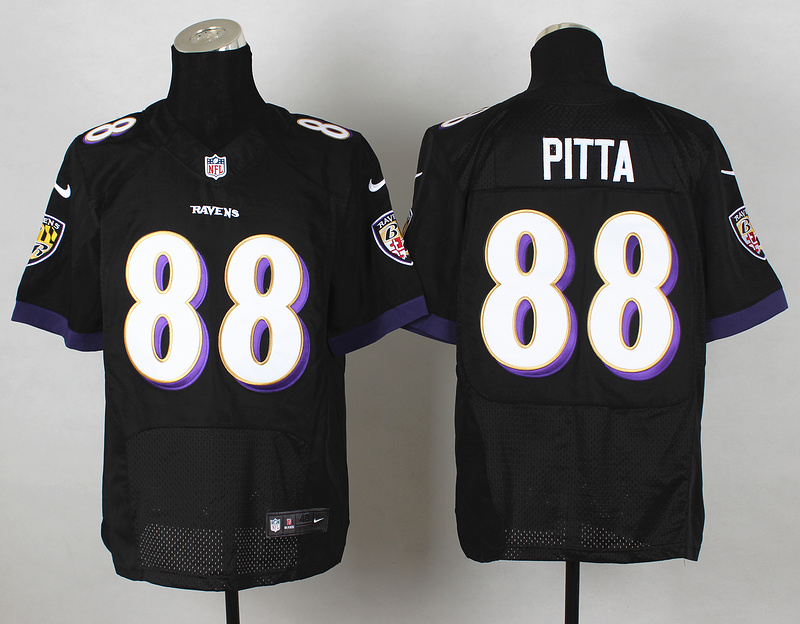 Nike Ravens 88 Pitta Black Elite Jersey