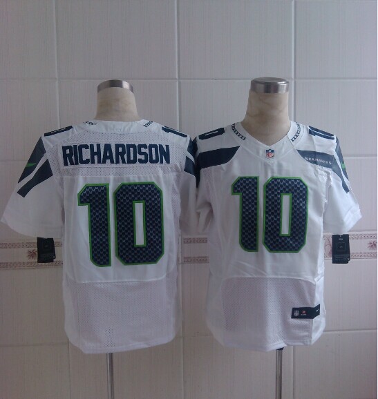 Nike Seahawks 10 Richardson White Elite Jerseys