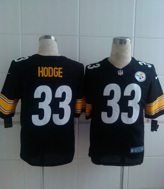 Nike Steelers 33 Hodge Black Elite Jerseys
