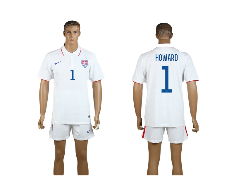 USA 1 Howard 2014 World Cup Home Soccer Jersey