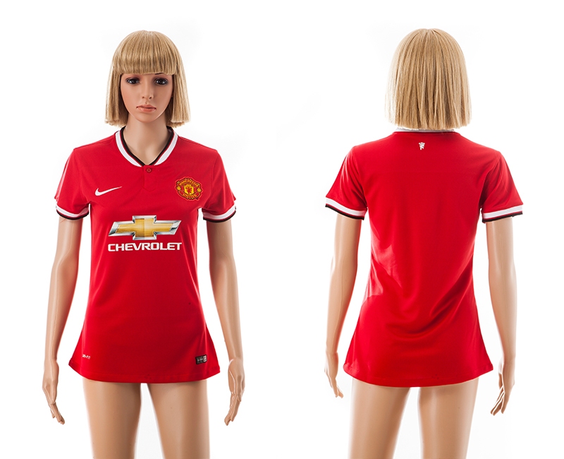 2014-15 Manchester United Home Women Jerseys