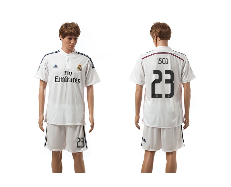 2014-15 Real Madrid 23 Isco Home Jerseys