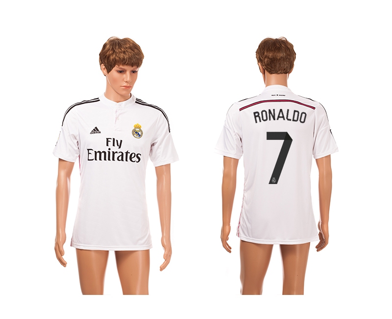 2014-15 Real Madrid 7 Ronaldo Home Thailand Jerseys