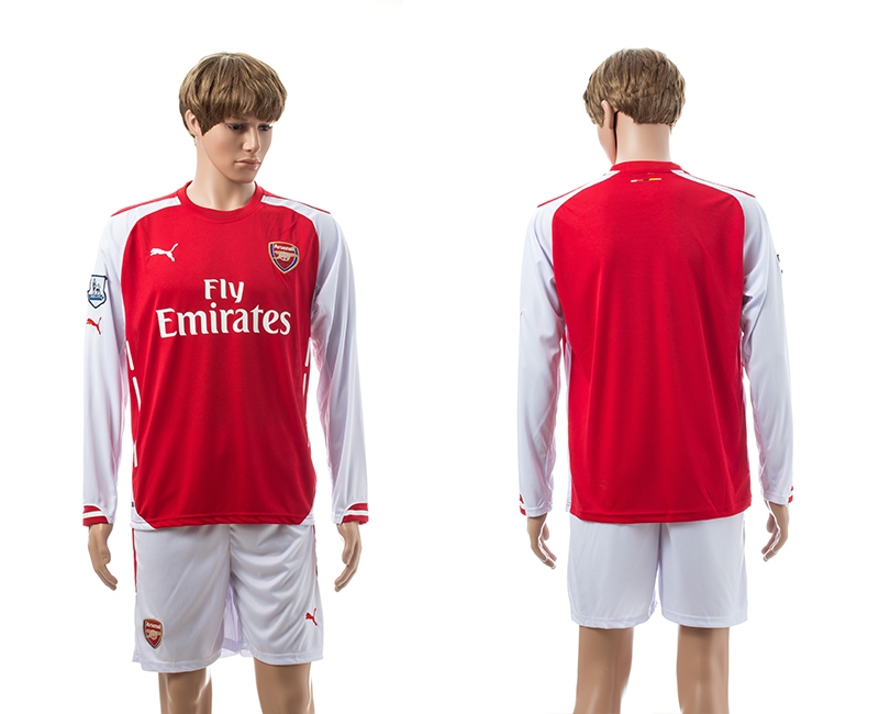 2014-15 Arsenal Home Long Sleeve Jerseys