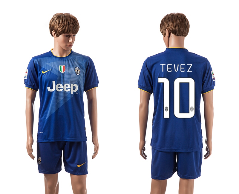 2014-15 Juventus 10 Tevez Away Jerseys