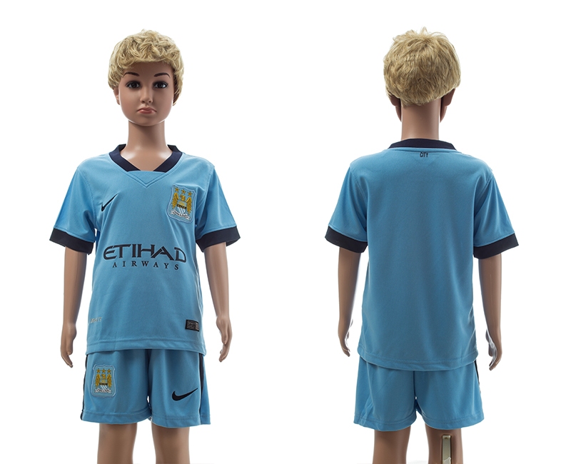2014-15 Manchester City Home Youth Jerseys