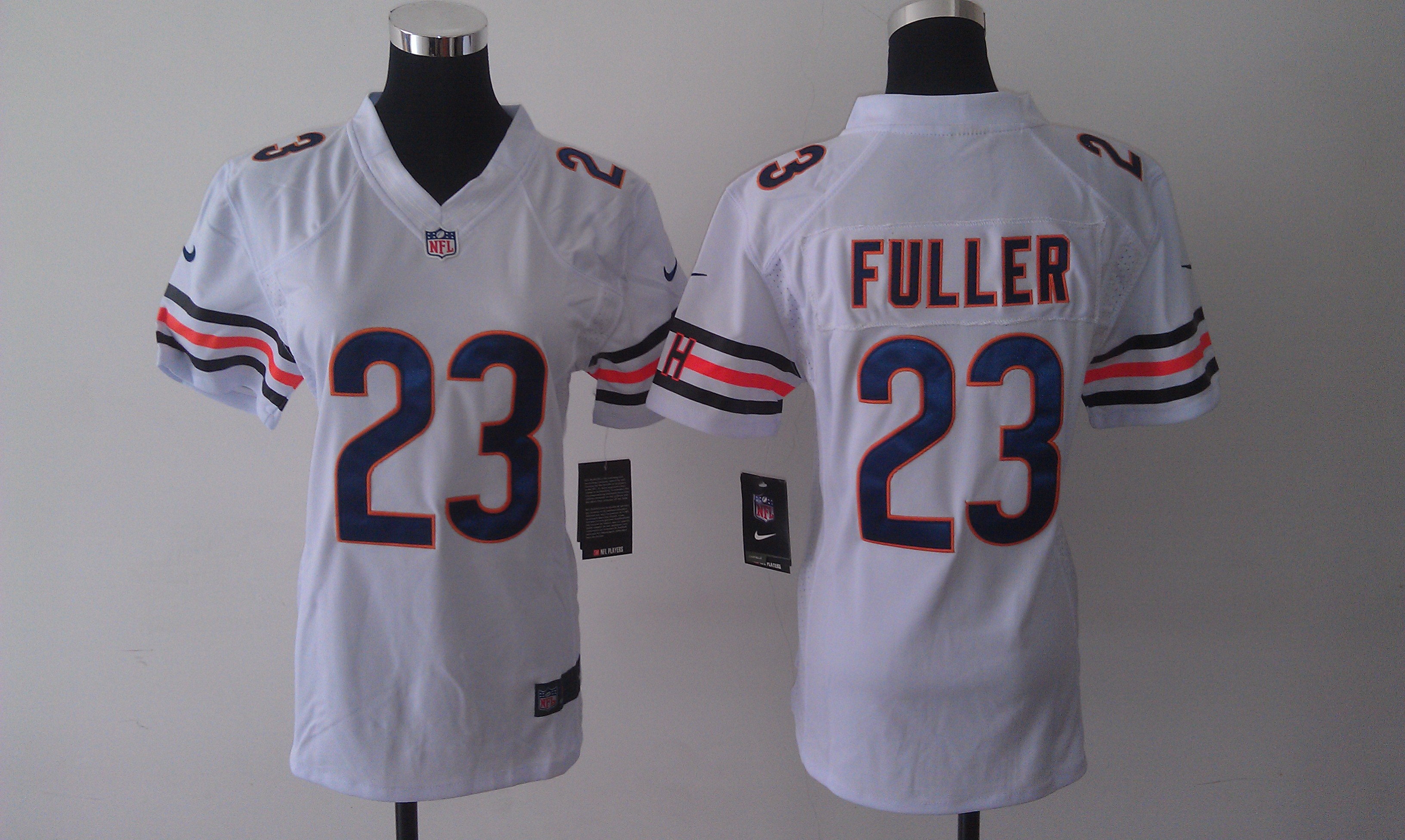 Nike Bears 23 Fuller White Women Limited Jerseys