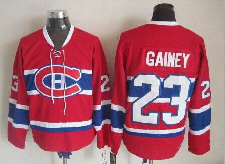 Canadiens 23 Gainey Red Jerseys