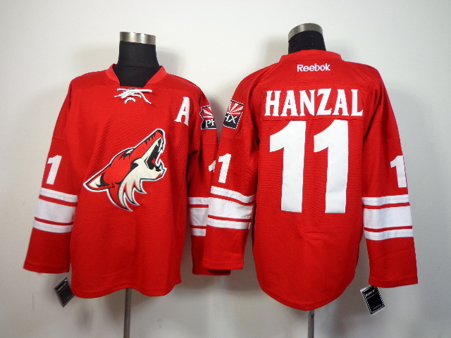 Coyotes 11 Hanzal Red New Jerseys