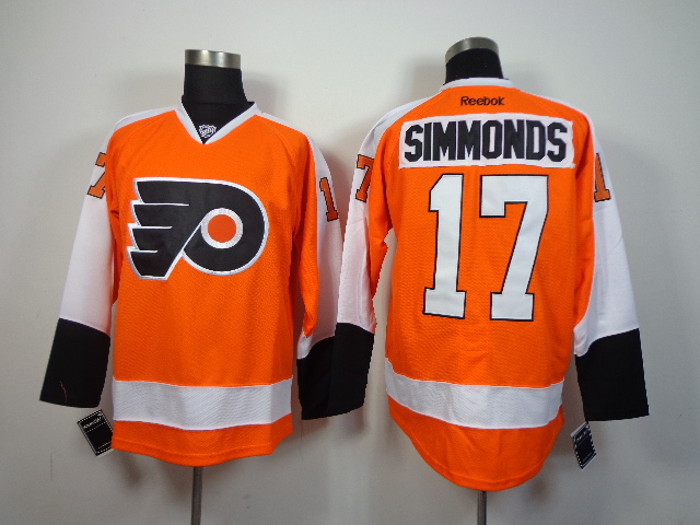 Flyers 17 Simmonds Orange New Jerseys