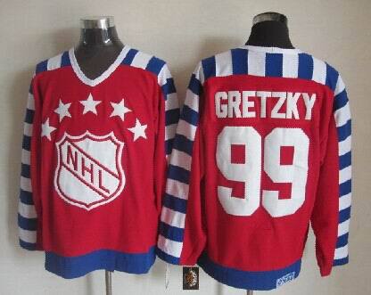 Kings 99 Gretzky Red Throwback Jerseys