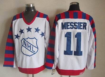 Rangers 11 Messier White Throwback Jerseys - Click Image to Close