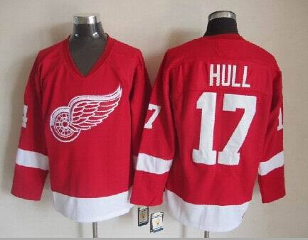 Red Wings 17 Hull Red Jerseys