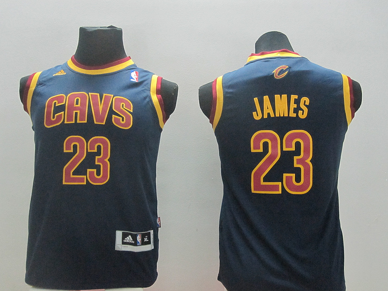 Cavaliers 23 James Blue Revolution 30 Youth Jersey