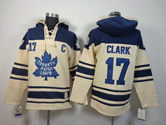 Maple Leafs 17 Clark Cream Hoodies Jerseys
