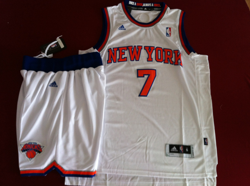 Knicks 7 Anthony White New Revolution 30 Suits