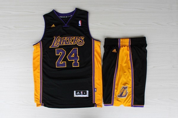 Lakers 24 Bryant Black New Revolution 30 Suits