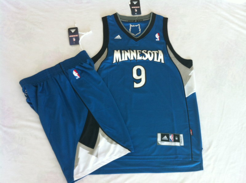 Timberwolves 9 Rubio Blue New Revolution 30 Suits - Click Image to Close