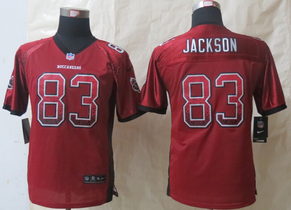 Nike Buccaneers 83 Jackson Drift Fashion Red Youth Jerseys