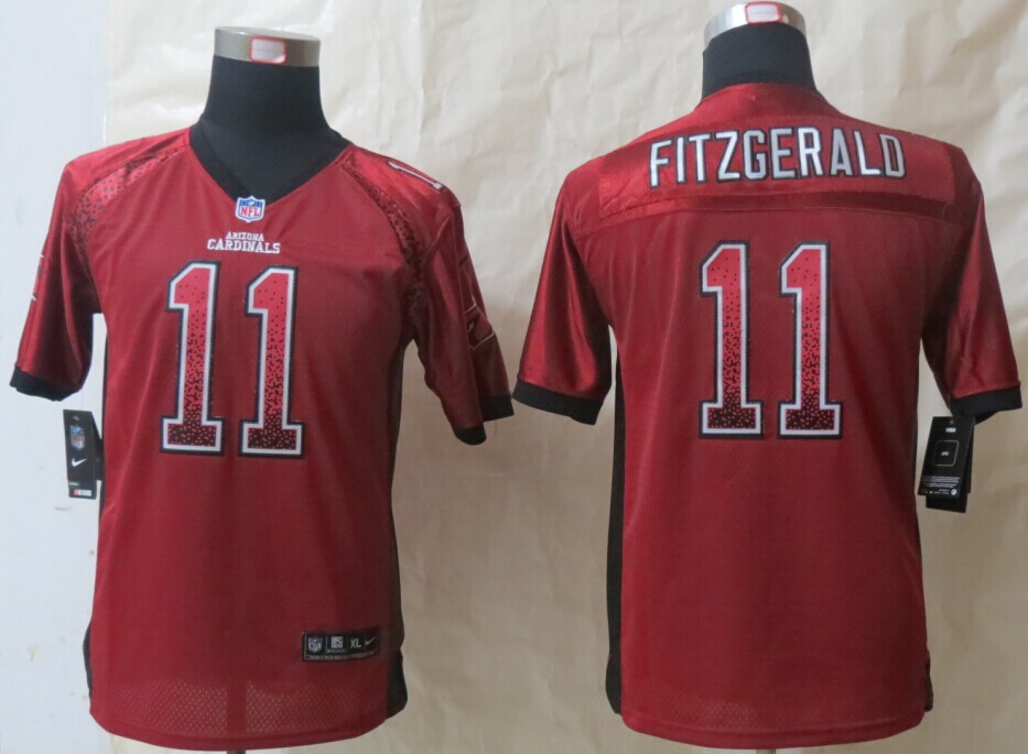 Nike Cardinals 11 Fitzgerald Drift Fashion Red Youth Jerseys
