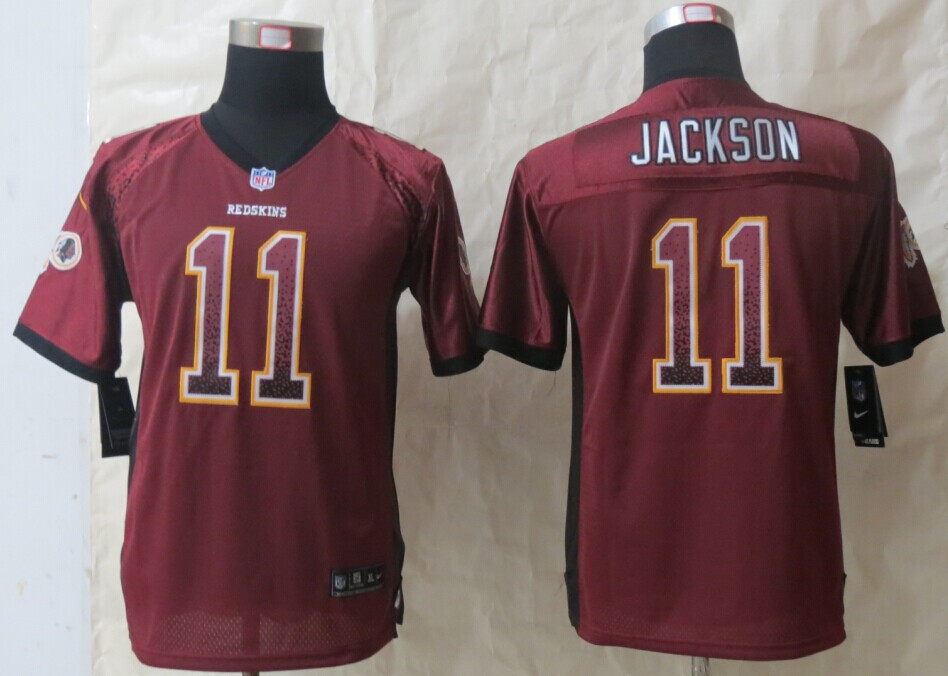 Nike Redskins 11 Jackson Drift Fashion Red Youth Jerseys