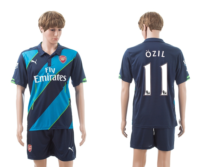 2014-15 Arsenal 11 Ozil Third Away Soccer Jersey 2014-15 Arsenal 11 Ozil Third Away Soccer Jersey