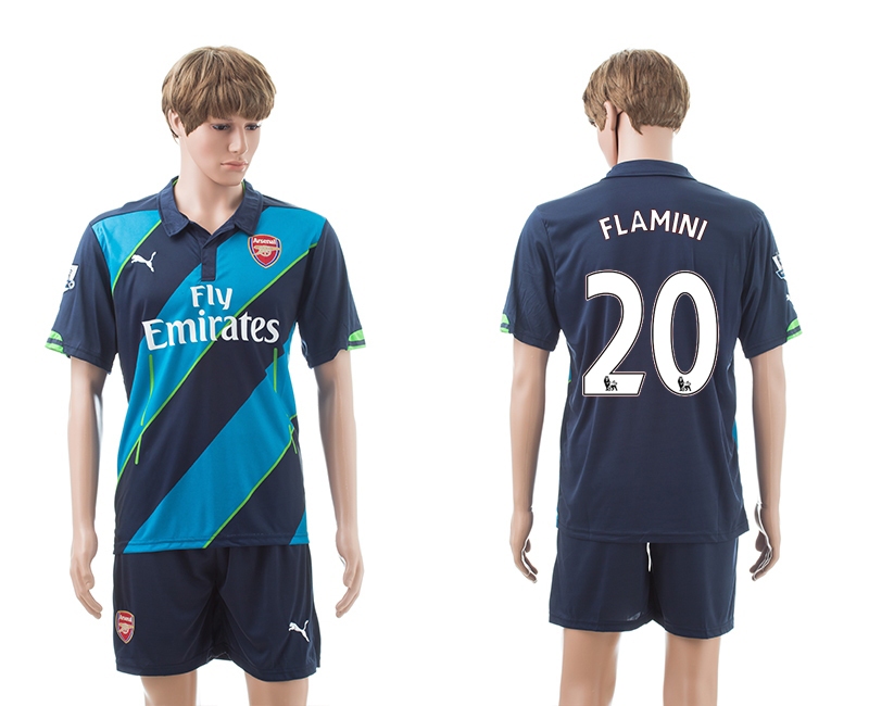 2014-15 Arsenal 20 Flamini Third Away Soccer Jersey
