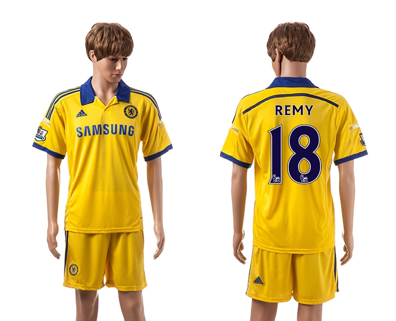 2014-15 Chelsea 18 Remy Away Soccer Jersey