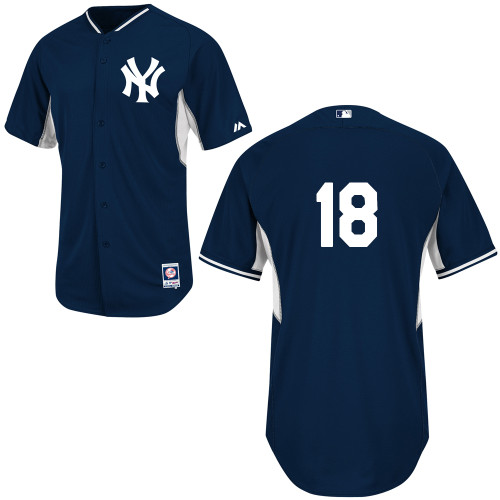 Yankees 18 Damon Blue New Cool Base Jerseys Yankees 18 Damon Blue New Cool Base Jerseys