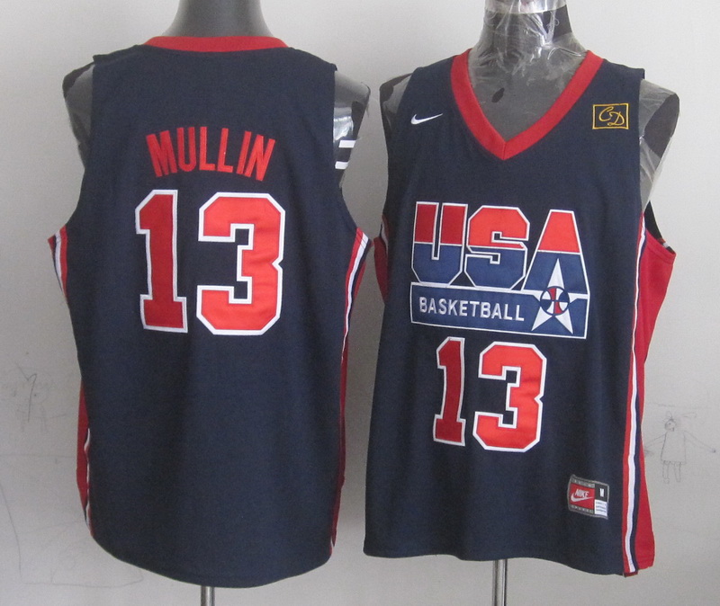 USA 13 Mullin 1992 Dream Team Jerseys