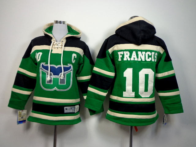 Whalers 10 Francis Green Hooded Youth Jersey