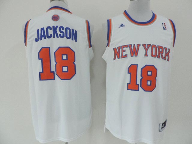 Knicks 18 Jackson White New Revolution 30 Jerseys