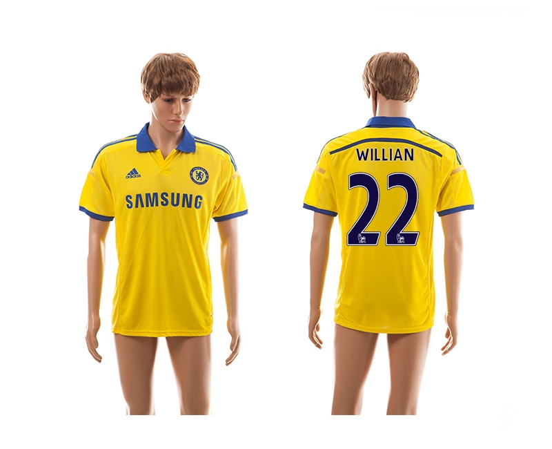 2014-15 Chelsea 22 Willian Away Thailand Jerseys