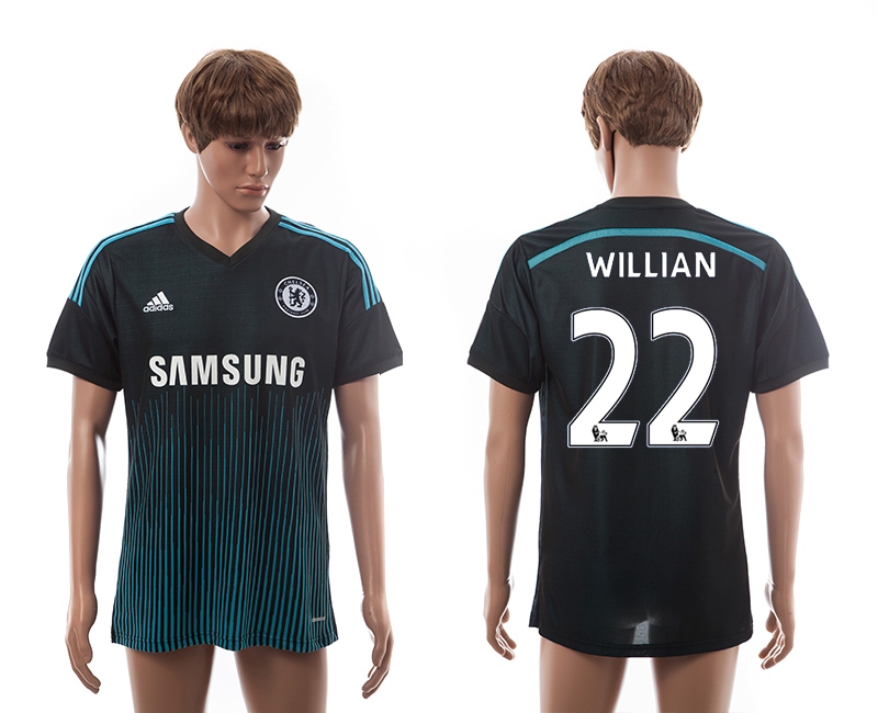 2014-15 Chelsea 22 Willian Third Away Thailand Jerseys 2014-15 Chelsea 22 Willian Third Away Thailand Jerseys