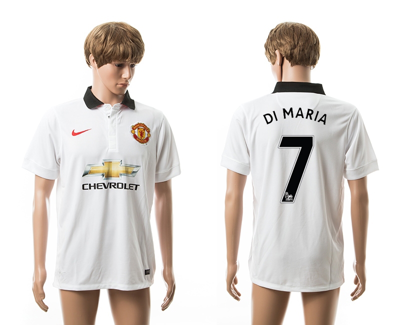 2014-15 Manchester United 7 Di Maria Away Thailand Jerseys