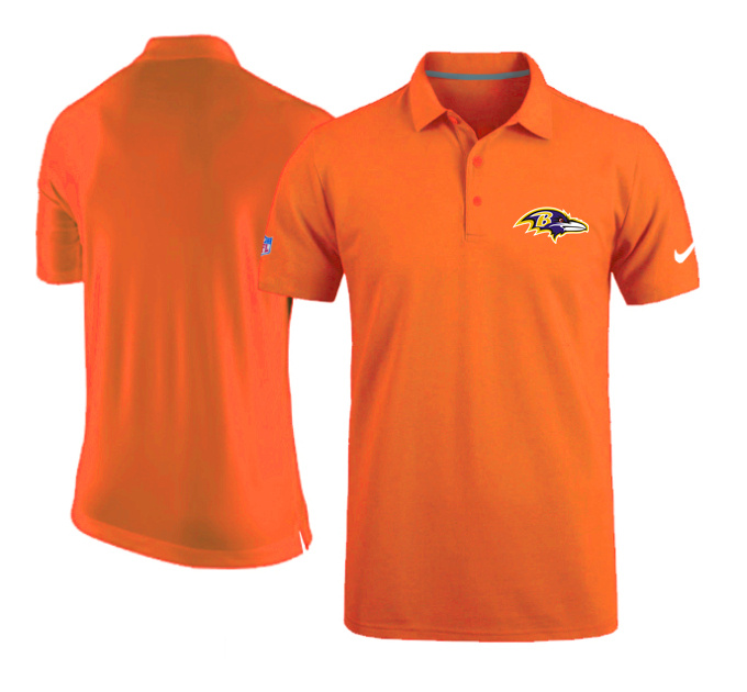 Nike Baltimore Ravens Coaches Performance Polo Orange