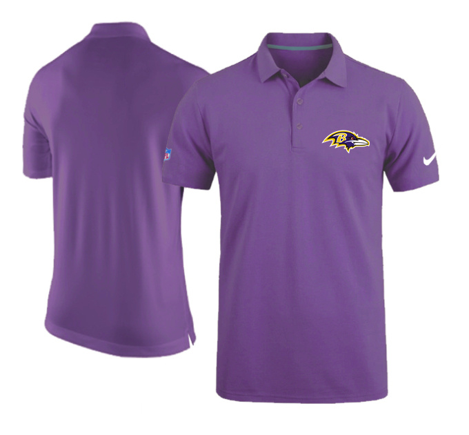 Nike Baltimore Ravens Coaches Performance Polo Purple