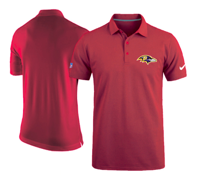Nike Baltimore Ravens Coaches Performance Polo Red
