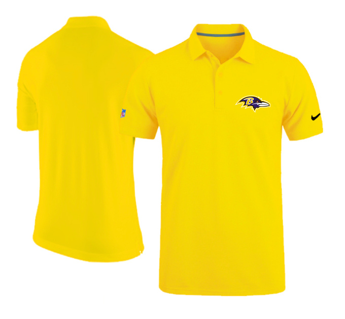 Nike Baltimore Ravens Coaches Performance Polo Yellow