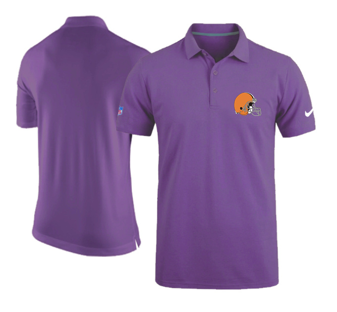 Nike Cleveland Browns Coaches Performance Polo Purple